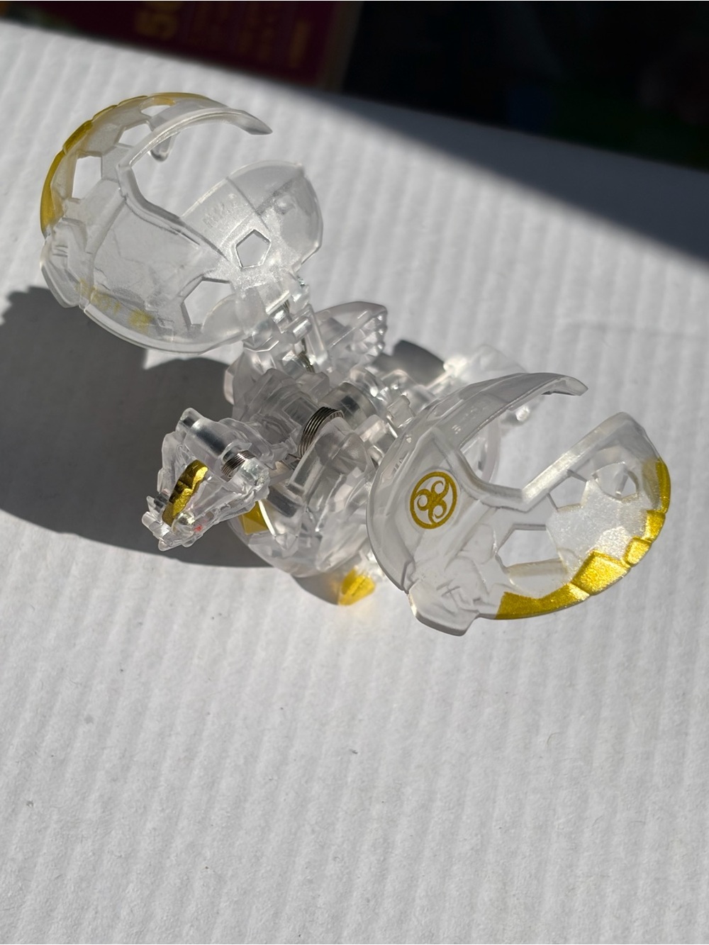 Genesis Dragonoid figure from the Bakugan Evolutions Genesis Collection Pack.